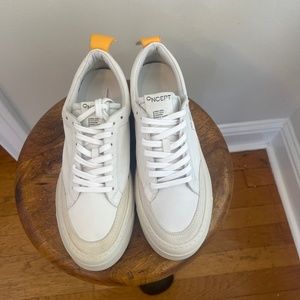 Oncept London White Cloud Sneakers, Size 7.5 -New with Box